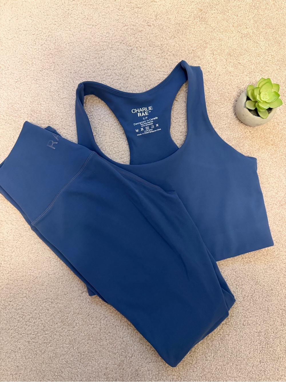 Charlie RAE Seamless Leggings - Cove - Size XS - Picture 6 of 6